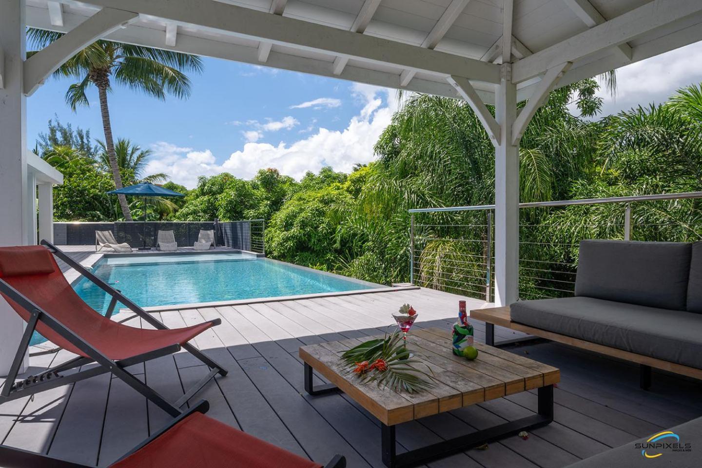 Villa Palm Diamond Jacuzzi & Piscine Prives Le Diamant Exterior foto